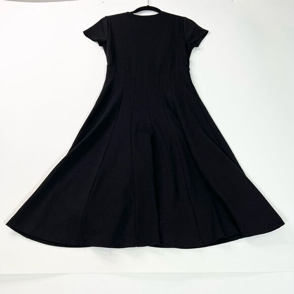 Maeve by Anthropologie Dress Women XS Fit and Flare Linen Blend A Line New Black - Picture 10 of 11